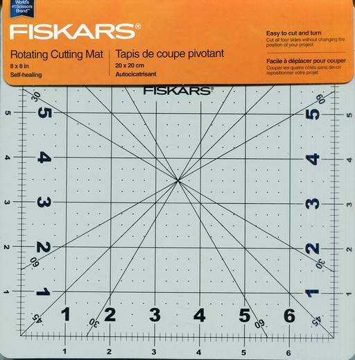 8 Inch Fiskar Rotating Cutting Mat 1001625 Logan S Patchwork Fabrics